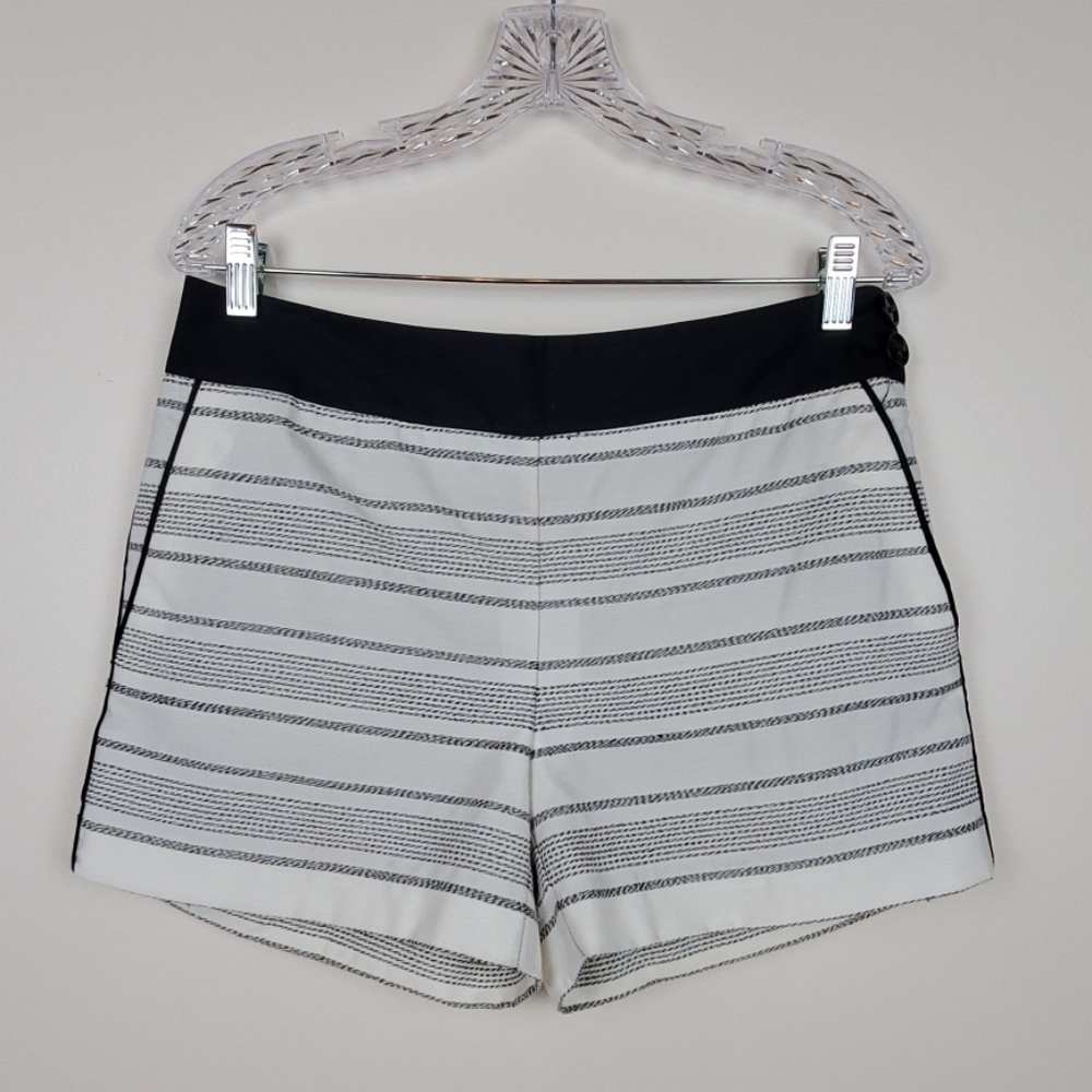 Loft Black And White Rivera Shorts